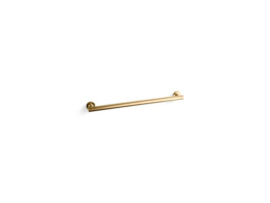 KOHLER K-11893-2MB Vibrant Brushed Moderne Brass Purist 24" grab bar