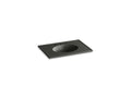KOHLER Ceramic/Impressions K-2796-8-G88 Thunder Grey Impressions 31" Vitreous china vanity top with integrated oval sink