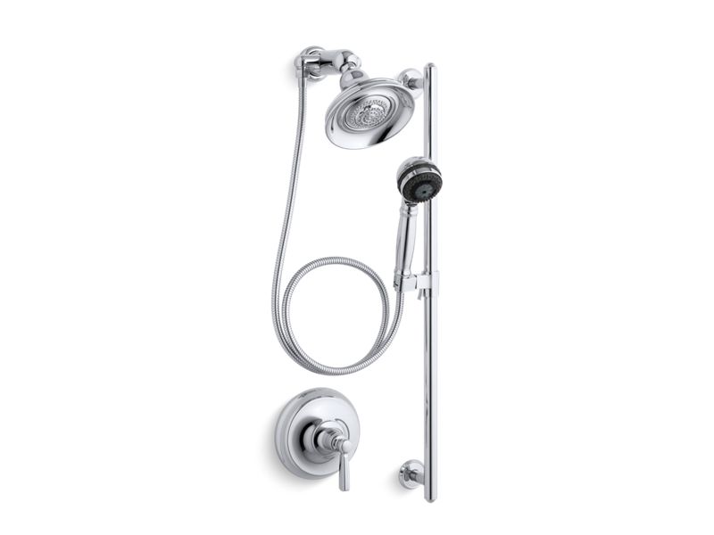 KOHLER K-10828-4-CP Bancroft Essentials performance showering package