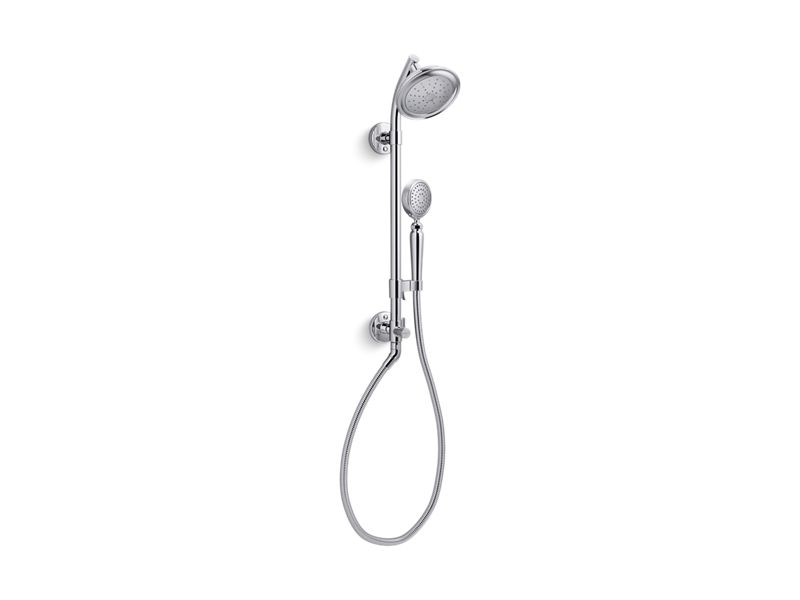 KOHLER K-76472-CP HydroRail-S Artifacts shower column kit with Artifacts(R), 2.0 gpm