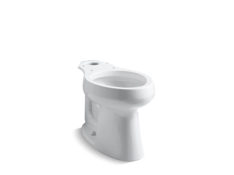 KOHLER K-4199-0 White Highline Elongated chair height toilet bowl