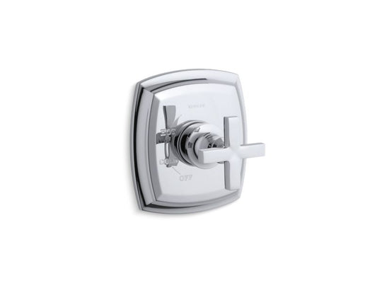 KOHLER K-TS16235-3-CP Margaux Rite-Temp(R) valve trim with cross handle