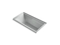 KOHLER K-1167-RVB-95 Underscore 60" X 30" Alcove Vibracoustic Bath, Right Drain In Ice Grey