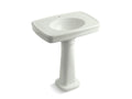 KOHLER K-2347-1-NY Bancroft 30" pedestal bathroom sink with single faucet hole