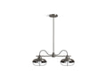 KOHLER K-23660-CH02-VNL Modern Farm 23" Linear Chandelier In Valiant Nickel