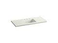 KOHLER Ceramic/Impressions K-2783-8-G82 Dune Impressions 49" Vitreous china vanity top with integrated rectangular sink