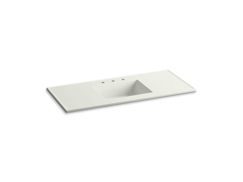 KOHLER Ceramic/Impressions K-2783-8-G82 Dune Impressions 49" Vitreous china vanity top with integrated rectangular sink