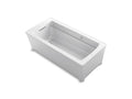 KOHLER K-2594-W1-0 Archer 68" x 32" freestanding bath with Bask heated surface