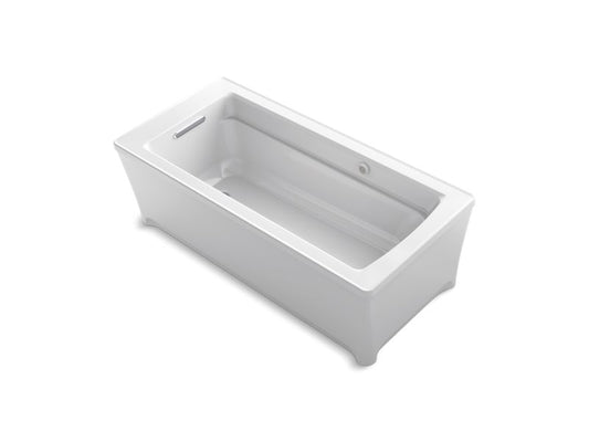 KOHLER K-2594-W1-0 Archer 68" x 32" freestanding bath with Bask heated surface