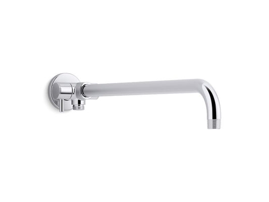 KOHLER K-76333-CP Polished Chrome Wall-mount arm for rainhead/showerhead and handshower with 2-way diverter