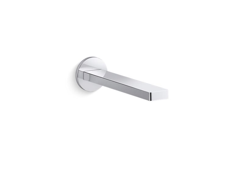 KOHLER K-124C36-SANA-CP Polished Chrome Composed Wall-mount touchless bathroom sink faucet with Kinesis sensor technology, DC-powered