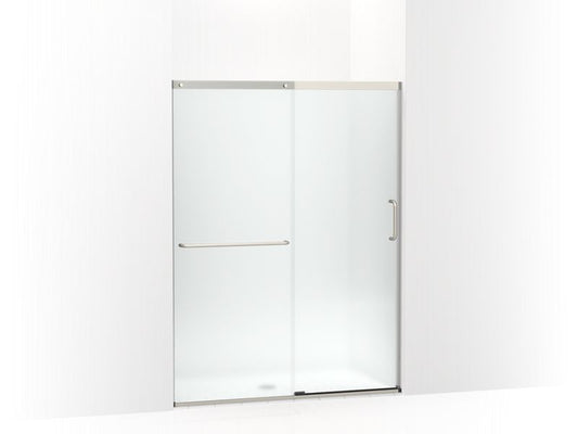 KOHLER K-707607-6D3-MX Matte Nickel Elate Sliding shower door, 70-1/2" H x 50-1/4 - 53-5/8" W, with 1/4" thick Frosted glass