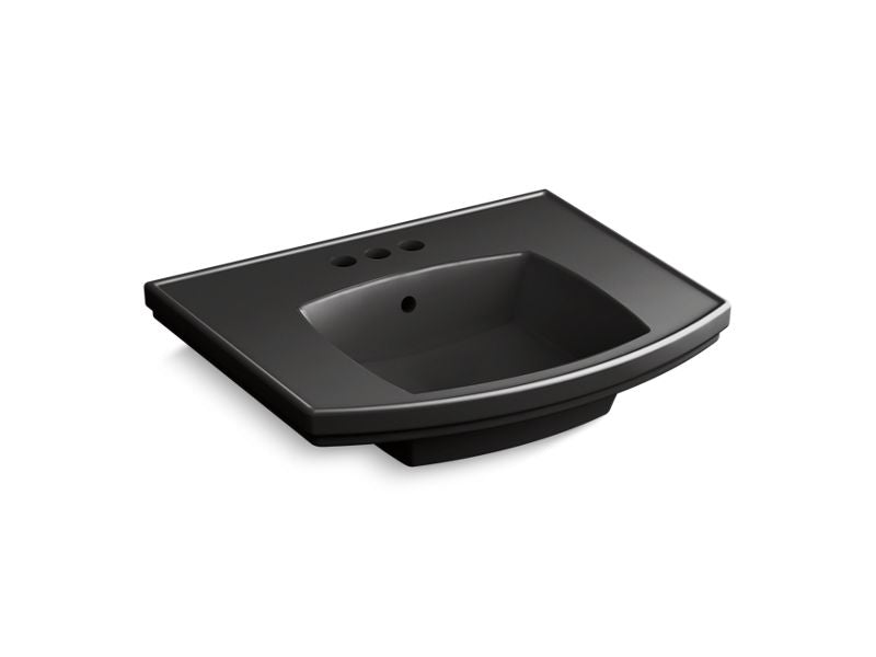 KOHLER K-24051-4-7 Kelston Pedestal bathroom sink with 4" centerset faucet holes