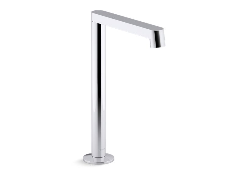 KOHLER K-23887-CP Polished Chrome Components Bathroom sink faucet spout with Row design, 1.2 gpm