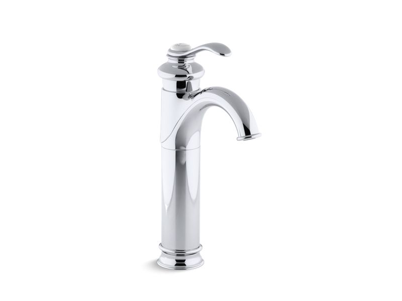 KOHLER K-12183-CP Fairfax Tall Bathroom sink faucet with single lever handle