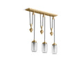 KOHLER K-22659-CH03-BGL Artifacts 27-1/2" Adjustable Linear Chandelier In Moderne Brushed Gold