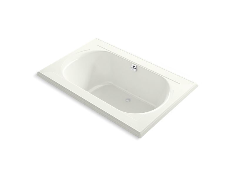 KOHLER K-1170-GHW-NY Memoirs 66" x 42" Heated BubbleMassage air bath with Bask and center rear drain