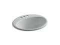 KOHLER K-2905-4-95 Farmington Drop-in bathroom sink with 4" centerset faucet holes
