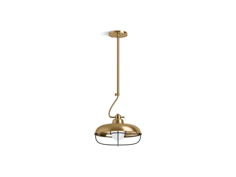KOHLER K-23663-PE01-BGL Modern Farm 12" Pendant In Moderne Brushed Gold
