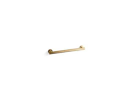 KOHLER K-11892-2MB Vibrant Brushed Moderne Brass Purist 18" grab bar