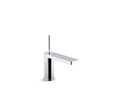 KOHLER K-73158-4-CP Composed Single-handle bathroom sink faucet with joystick handle