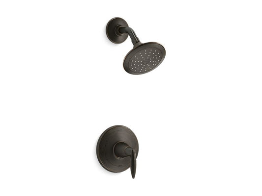 KOHLER K-TS45106-4G-2BZ Oil-Rubbed Bronze Alteo Rite-Temp shower trim with lever handle and 1.75 gpm showerhead
