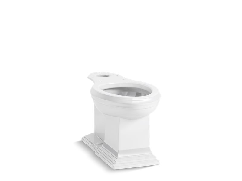 KOHLER K-5626-0 White Memoirs Elongated chair height toilet bowl