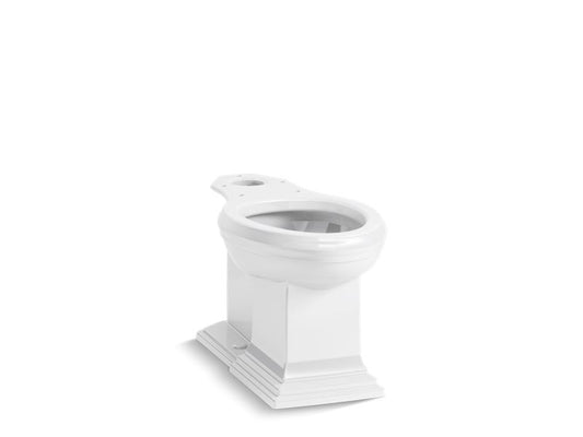 KOHLER K-5626-0 White Memoirs Elongated chair height toilet bowl