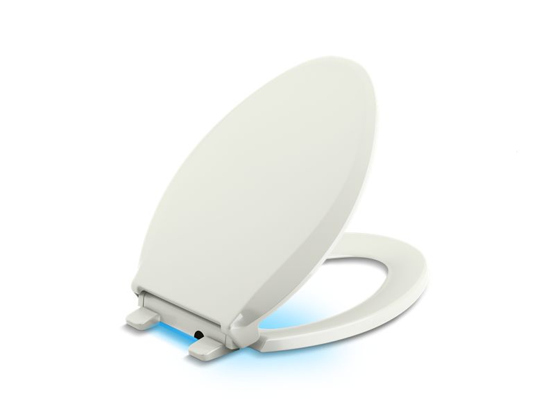 KOHLER K-75796-NY Cachet Nightlight Quiet-Close Elongated toilet seat