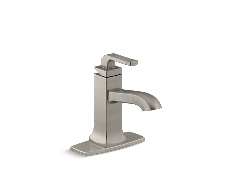 KOHLER K-R76214-4D-BN Vibrant Brushed Nickel Rubicon single-handle bathroom faucet