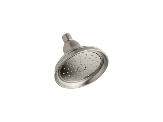KOHLER K-14519-G-BN Vibrant Brushed Nickel Bancroft 1.75 gpm single-function showerhead with Katalyst air-induction technology
