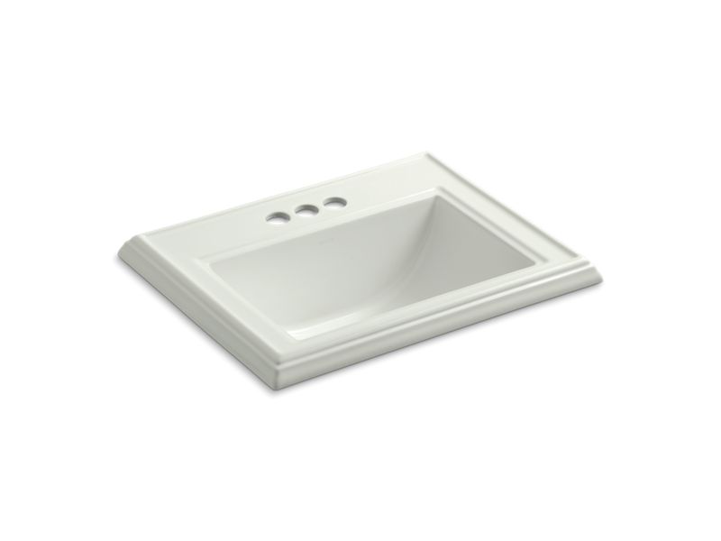 KOHLER K-2241-4-NY Memoirs Classic Classic drop-in bathroom sink with 4" centerset faucet holes