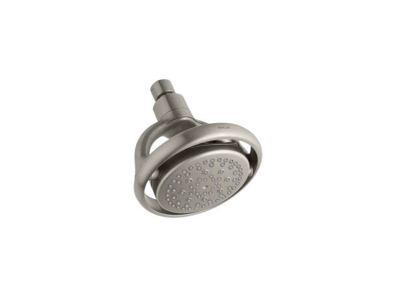 KOHLER K-15996-BN Vibrant Brushed Nickel Flipside 2.5 gpm multifunction wall-mount showerhead