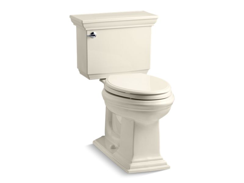 KOHLER K-3819-47 Memoirs Stately Comfort Height Two-piece elongated 1.6 gpf chair height toilet