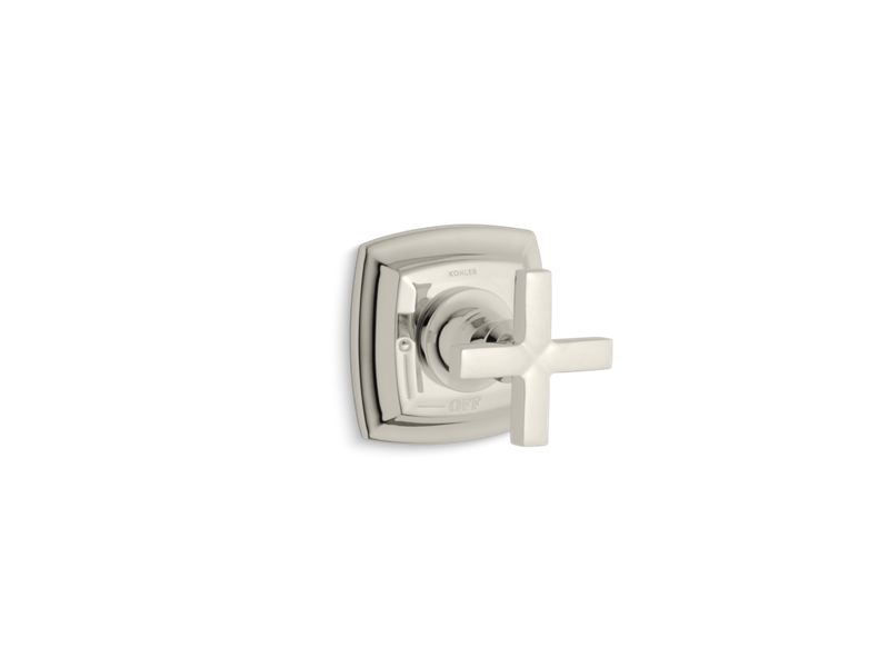 KOHLER K-T16241-3-SN Margaux Valve trim with cross handle for volume control valve, requires valve