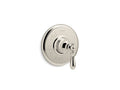 KOHLER K-TS72767-9M-SN Vibrant Polished Nickel Artifacts Rite-Temp valve trim with swing lever handle