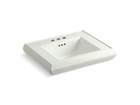KOHLER K-2239-4-NY Dune Memoirs Pedestal/console table bathroom sink basin with 4" centerset faucet holes
