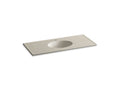KOHLER Ceramic/Impressions K-2891-1-G85 Sandbar Impressions 49" Vitreous china vanity top with integrated oval sink