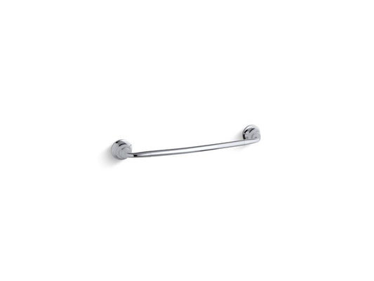 KOHLER K-11370-CP Forte 18" Towel Bar In Polished Chrome