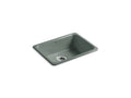 KOHLER K-6585-FT Iron/Tones 24-1/4" x 18-3/4" x 8-1/4" Top-mount/undermount single-bowl kitchen sink