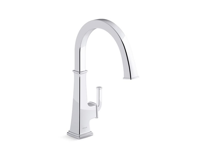 KOHLER K-23833-CP Polished Chrome Riff Single-handle bar sink faucet