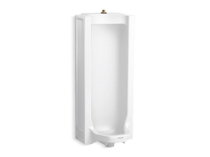 KOHLER K-25039-T-0 White Branham Full stall washout urinal with top spud