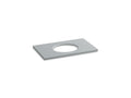 KOHLER K-5423-S36 Solid/Expressions 37" vanity-top with single Verticyl oval cutout