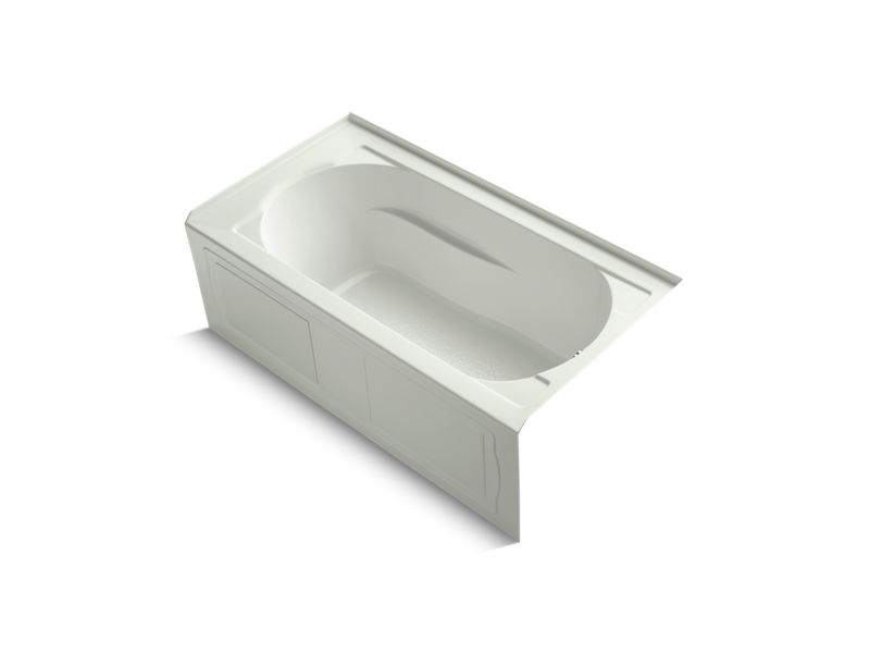 KOHLER K-1184-RA-NY Devonshire 60" x 32" alcove bath with integral apron, integral flange and right-hand drain