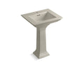 KOHLER K-2344-1-G9 Memoirs Stately 24" Pedestal bathroom sink with single faucet hole