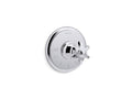 KOHLER K-T72769-3M-CP Polished Chrome Artifacts MasterShower temperature control valve trim with prong handle