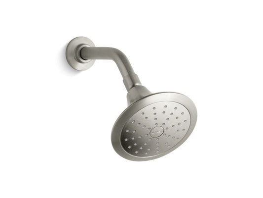 KOHLER K-10327-G-BN Vibrant Brushed Nickel Forte 1.75 gpm single-function showerhead with Katalyst air-induction technology