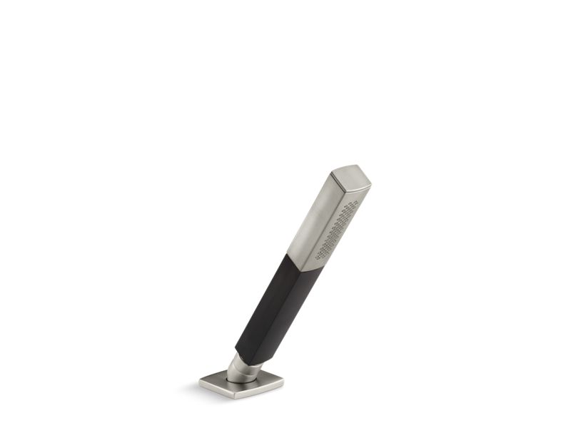 KOHLER K-45203-BN Shift Square 2.0 gpm multifunction handshower with Black handle