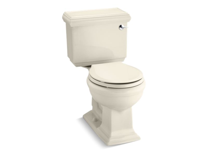 KOHLER K-3986-RA-47 Memoirs Classic Comfort Height Two-piece round-front 1.28 gpf chair height toilet with right-hand trip lever