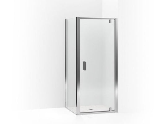 KOHLER K-706157-L-SHP Aerie Pivot shower door with return panel, 75" H x 33-7/16 - 35-13/16" W, with 5/16" thick Crystal Clear glass
